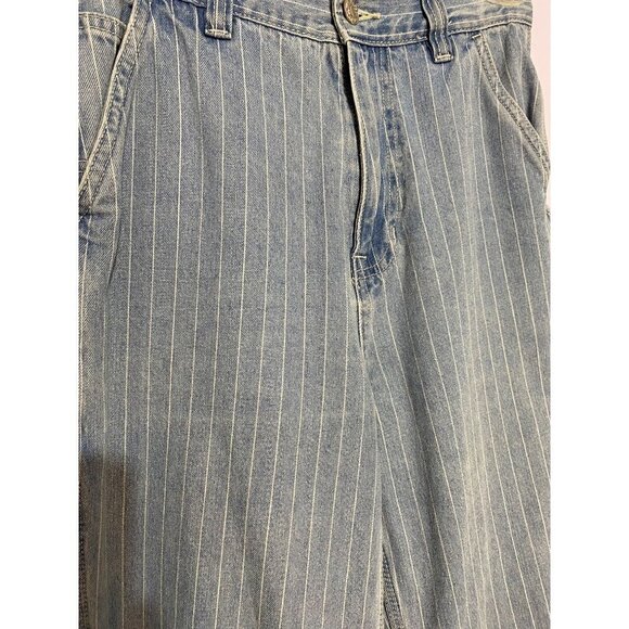 Pacsun Striped Mom Jeans Blue and White Size 26 - Picture 3 of 11
